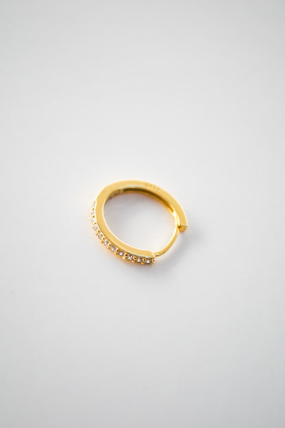 [gá.kus.] Hoop Earrings with Zirconias