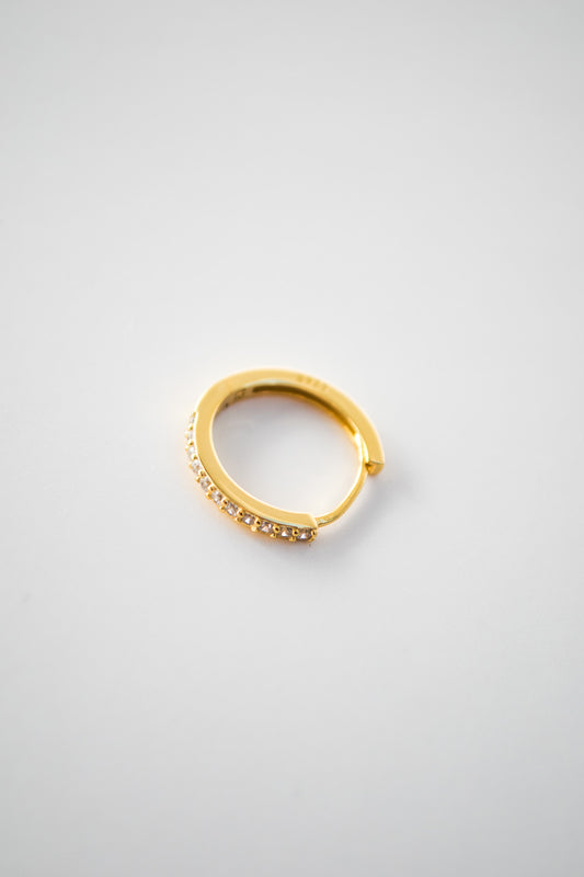 [gá.kus.] Hoop Earrings with Zirconias