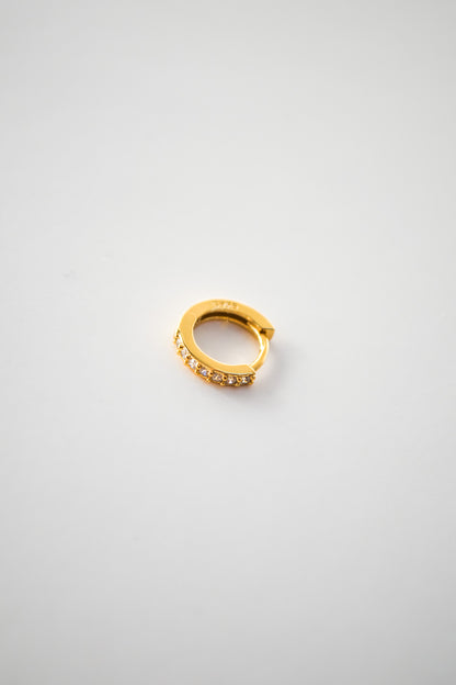 [gá.kus.] Hoop Earrings with Zirconias