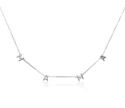 "Mama" Station Necklace