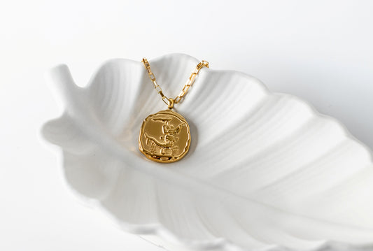 Virgo Zodiac  Constellation Necklace