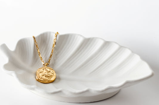 Aquarius Zodiac  Constellation Necklace