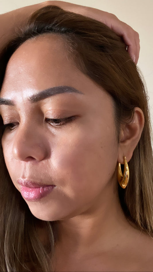[ka.bang.] Medium Hoop Earrings Lightweight